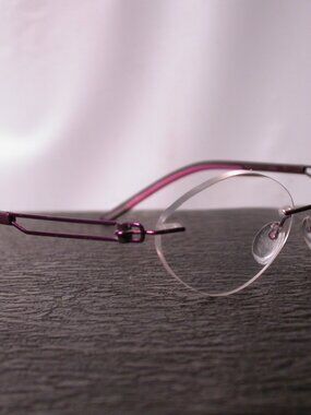 Silhouette Purple Wire Light Weight Eyeglasses Made in Austria